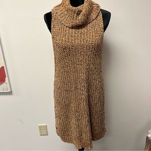 Free People Turtleneck Sleeveless Sweater